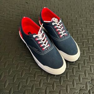 Tommy Hilfiger Men’s Canvas Shoes (red/blue)